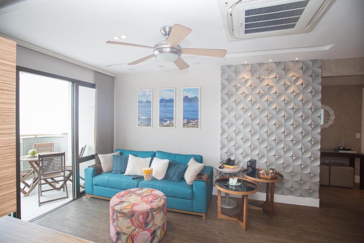 Barra Da Tijuca De Frente Para O Mar - 2 Suites Ate 6 Pessoas Em Camas ريو دي جانيرو المظهر الخارجي الصورة